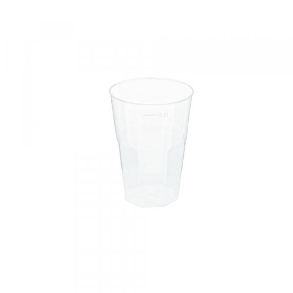 Pfandbecher PP Becher Cocktail 200ml 8 oz für Festivals, Partys & mehr (25 Stk.)